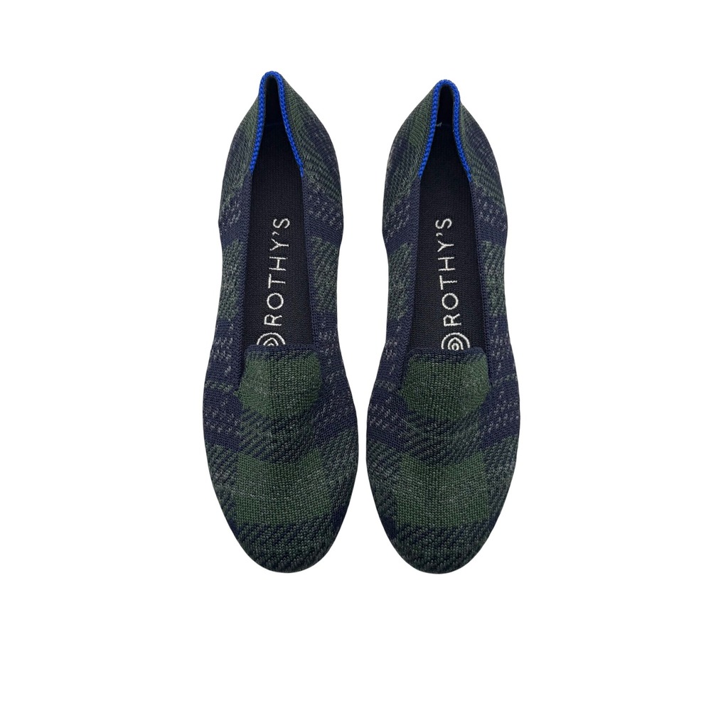 Rothy's Forest‎ Tartan Loafer Limited Edition Women's Size 6.5
